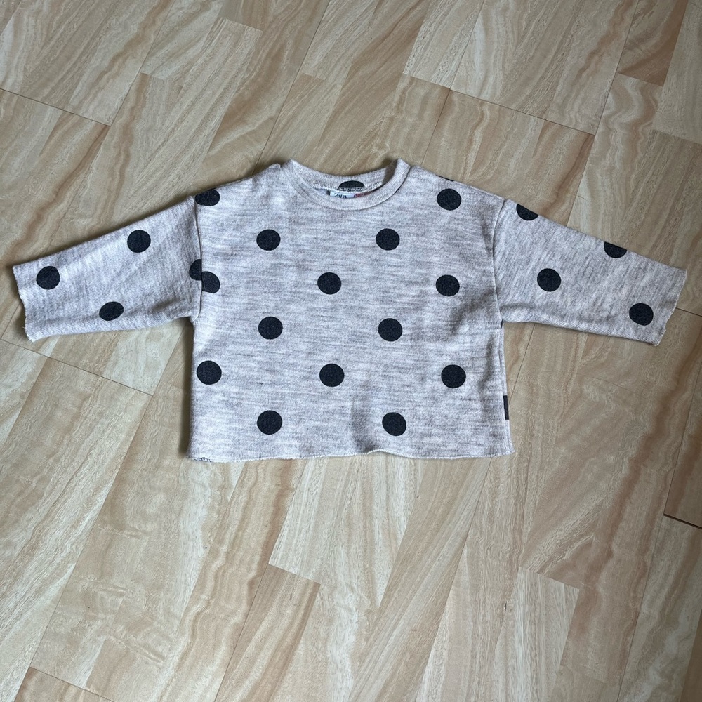 ZARA Baby Girl Cropped Sweater size 18-24mos